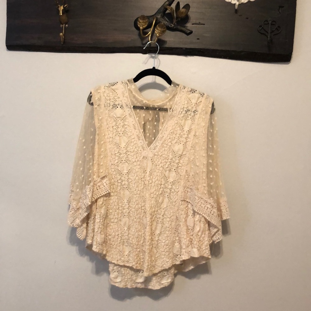 Free People Lace Top